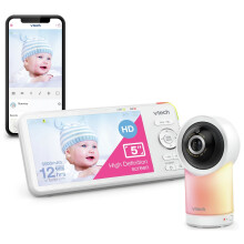 VTech RM5766 HD Smart Video Baby Monitor with 5 Inch Screen
