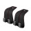 2pcs Car  Back Double Hook Customized  Back Hook for Car Vehicle Accessories Interior Metal Hook Hanger Black 1