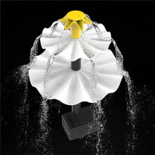 3 Tiered Bird Bath with Solar Pump,DIY Solar Fountain Detachable and Suitable for Bird Bath, Garden Decoration,Outdoor