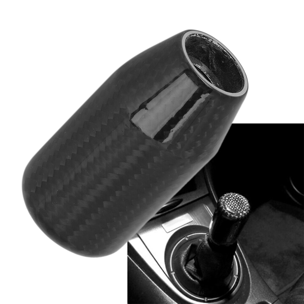Carbon Fiber Gear Shift Knob 8Mm-12Mm Universal Shifter For Manual & Auto 4981390835860