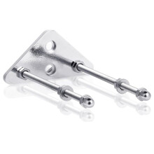 4pcs Skateboard Wall Mount, Metal Skateboard Hanger with Screw Holes for Skateboard Deck Display Storage