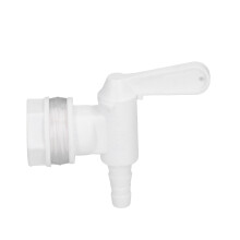 Kit de robinet pour fût de bière blanc 0,9 cm sortie 2,4 cm