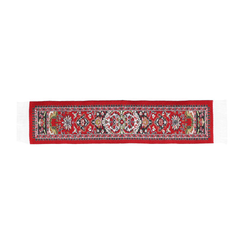 Miniature Silk Thread Dollhouse Carpet 23.5x4.8cm Doll Decor Accessory 1