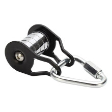 Slackline Pulley with Carabiner for Kids Backyard Zipline Sliding Slackline Training Supplies for Fitness, Park, Lawn