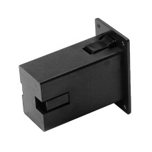 Akustikgitarren-Bass 9V Batteriegehäuse Halter Box Schwarz