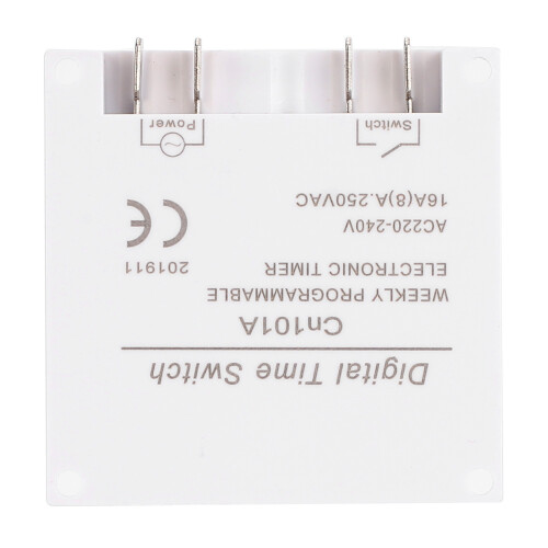 12V 16A Weekly Timer Switch Programmable Microcomputer Relay 2