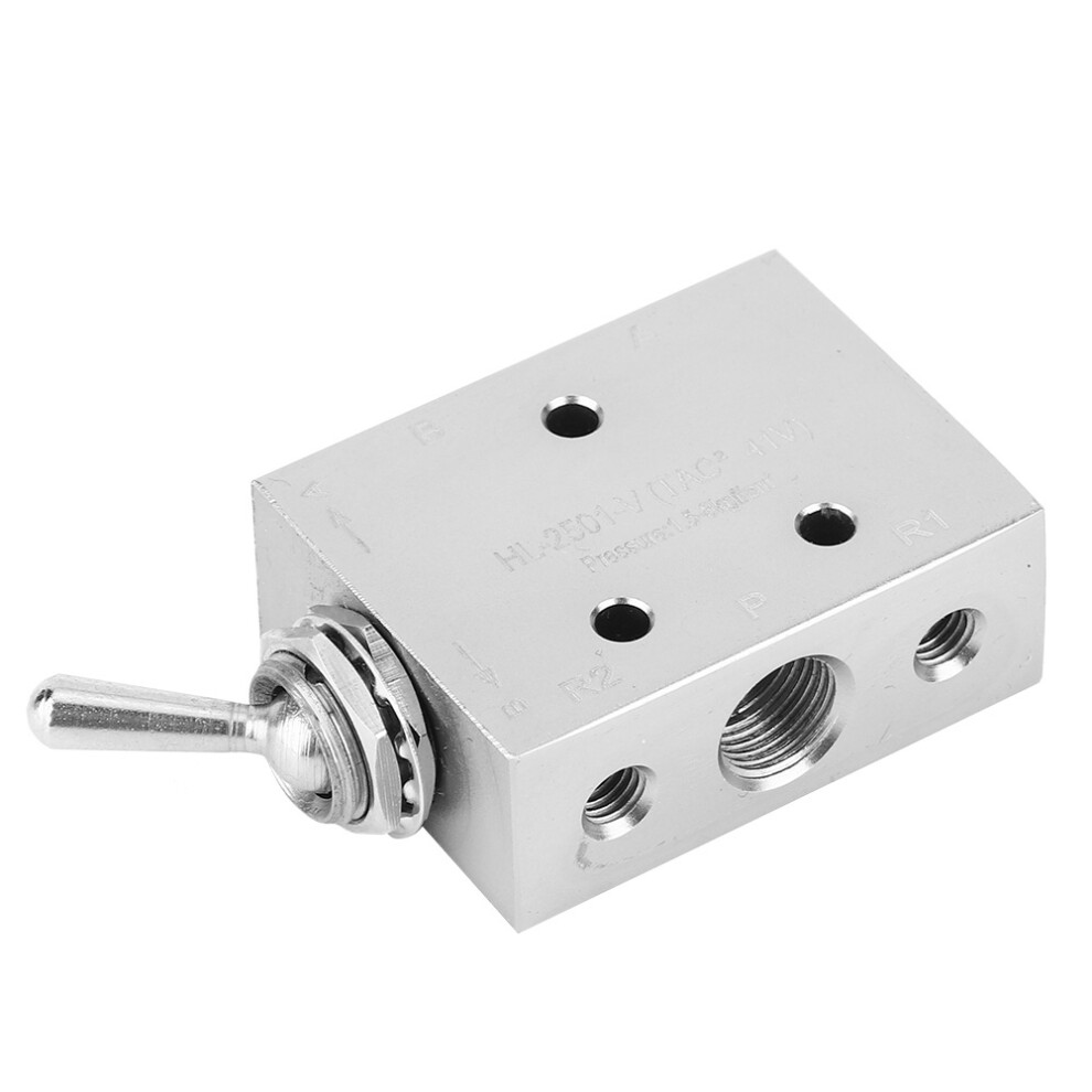 Pneumatic Toggle Switch Valve 2-Position 5-Way G1/8In 1.5Â8Kgf/Cmâ² 4961392323541