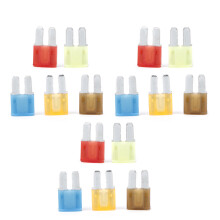 Car Fuse Kit 15pcs Micro2 Blade Assorted 5A 7.5A 10A 15A 20A Australian Vehicle