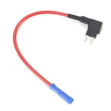 Car Micro2 Blade Fuse 5 Pack with Fuse Holder Tap 5 Amp Clear Blue Automotive