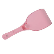 Pink Cat Litter Scoop with Fine Mesh Filter & Ergonomic Handle