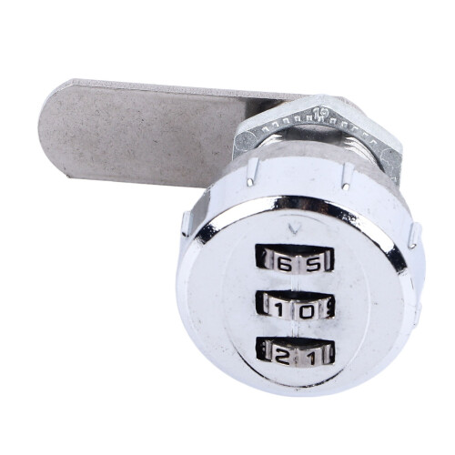 Mini Combination Cam Lock for Cabinets, Drawer, Mailbox L20