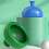 Portable Silicone Phlegm Remover Cup with Massage Function, Blue 9