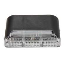 4 pcs Outdoor Solar Stair Lights, 600mAh Black Deck Path Lighting