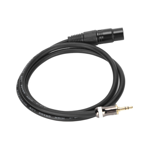 XLR to 3.5mm Microphone Interconnection Cable 1m 3.3ft with Balanced Signal