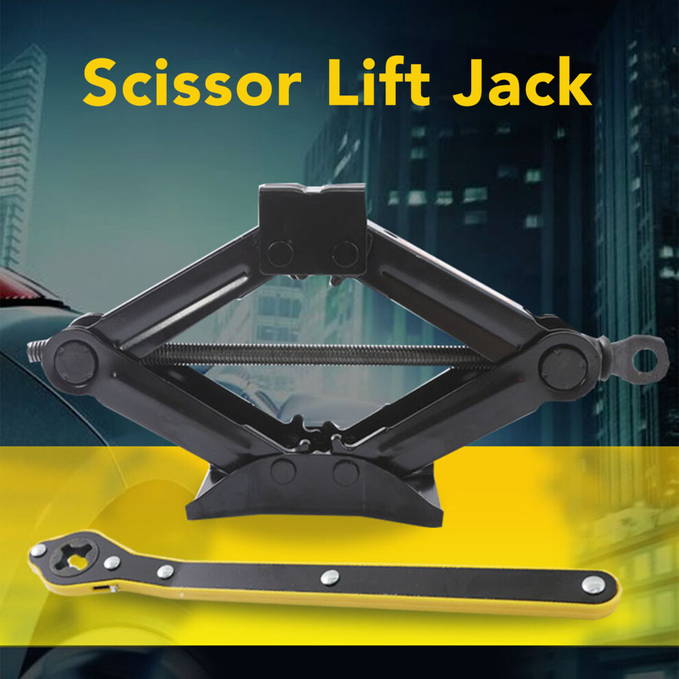2 Ton Collapsible Hand Crank Jack 7293282145399