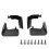 4pcs ABS Mudguards Fender Flares for C-Class W205 2015-2019 2