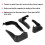 4pcs ABS Mudguards Fender Flares for C-Class W205 2015-2019 7