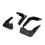4pcs ABS Mudguards Fender Flares for C-Class W205 2015-2019 14