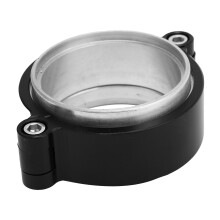 Heavy Duty Aluminum Turbo Clamp 800PSI Black for 2.5in Intercooler Pipelines