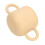 Baby-Snackschale 350 ml Silikon Beige 21