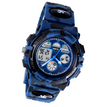 Kinder Digital Quarz-Sportuhr 48mm Wasserdichtes PU-Armband – Mehrere Farben
