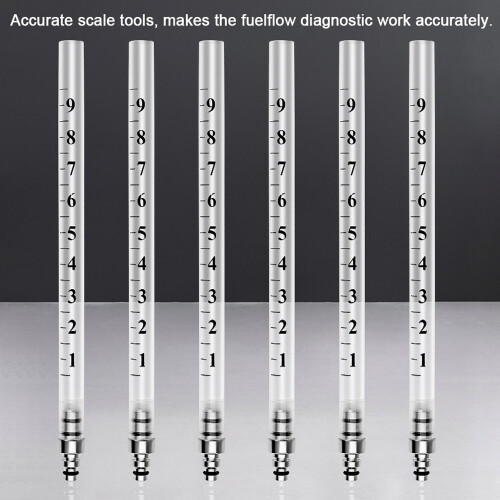Meter Test Adaptor Set,6Injectors,700mmHose,RedBox 1