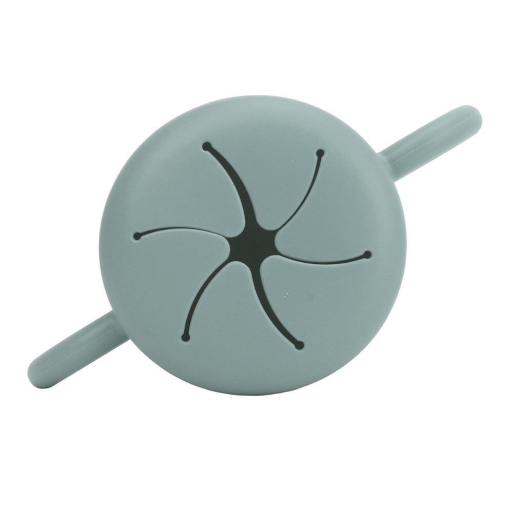 Silicone Snack Cup Dusty Blue 350ml 5.9x3.1x2.8in