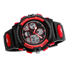 Kids Digital Quartz Watch 48mm Waterproof 5ATM with PU Strap Blue