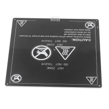 Letto riscaldato in alluminio da 220x220mm per stampante 3D, 12V, con cavo da 90cm