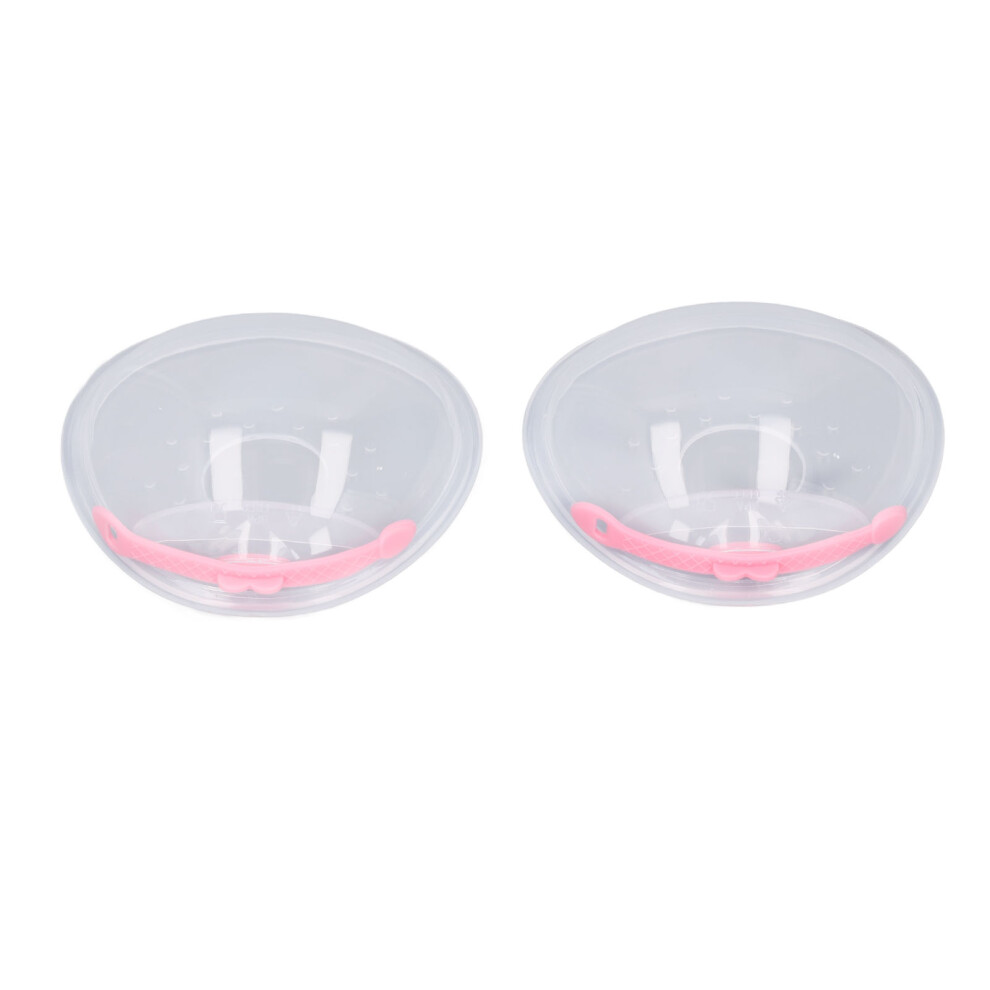 2pcs Silicone Breast Milk Collection Cups with Lids, 11cm Spill Prevention