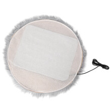 Haustier-Katzen-Plüsch-Heizdecke Elektrische Decke Wasserdicht 44x4cm Grau