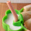 Baby Silicone Carrot Plate with Feeding Utensils 2