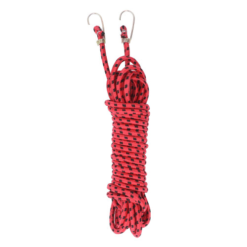 D008 Corde élastique rouge robuste avec crochet de 10 m 2