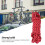 D008 Corde élastique rouge robuste avec crochet de 10 m 4