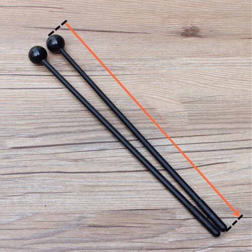 Drum Stick Mallet for Orff Instruments - Black Plastic Music Teaching Resource 2