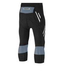 Men's Padded Mountain Bike Shorts, High-Elastic, M-XXL, Black/Grey