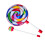 Children's Hand Drum 6in PVC Multicolor Rainbow 1