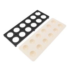 Ravioli Maker Aluminum Alloy ABS 12 Holes Square Dumpling Press Kitchen Utensil