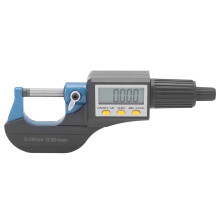 Digital LCD Micrometer with Fine Tuning, 0-25mm/1in, Accurate 0.001mm