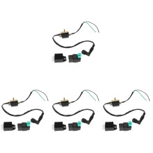 4Sets Motorfiets Spanningsregelaar Rectifier Set Zwart Stevig Plastic