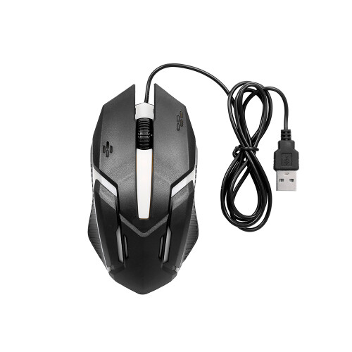 CM-818 Wired Gaming Mouse 1200DPI Ergonomic USB Light Black 2