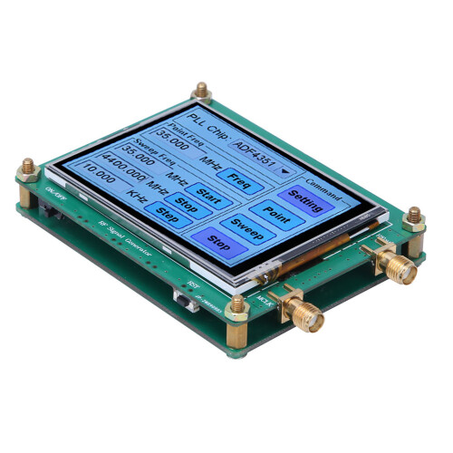 RF Signal Generator Full Touch Screen PC Control Data Cable ADF4351/4350/435X 2