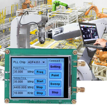 RF Signal Generator Full Touch Screen PC Control Data Cable ADF4351/4350/435X