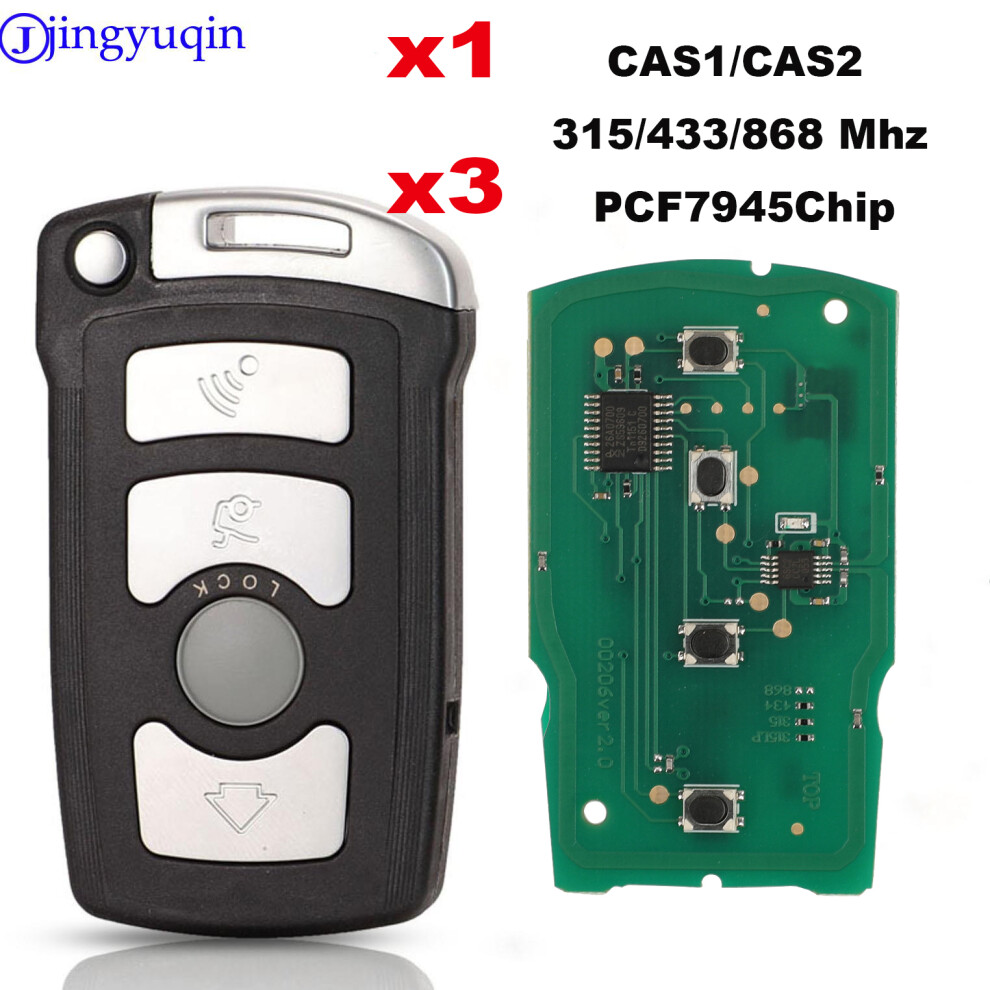X1 X3 Remote Car Key Pcf7945chip For Bmw 7 Series 730/740 (E65 / E66) Cas1 / Cas2 Anti-Theft System 315/433/868 6935161688191