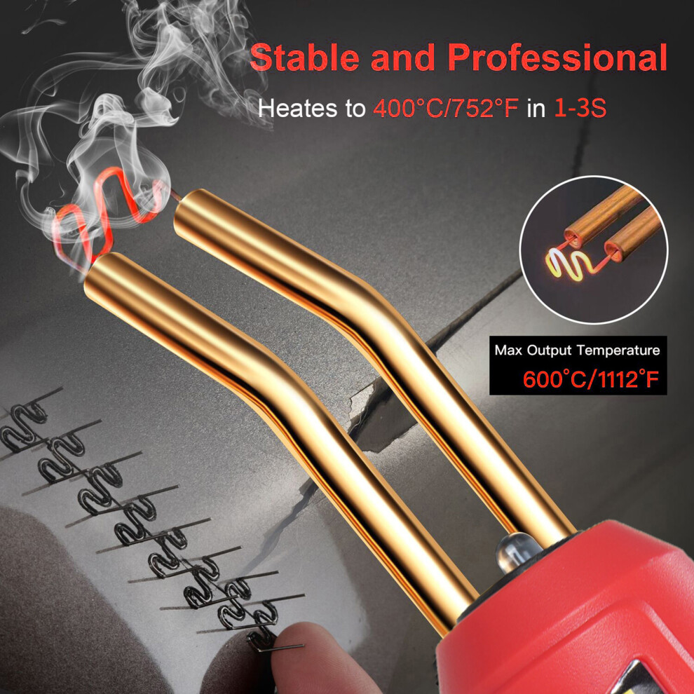 150W Plastic Welder Kit With 800 Staples & Welding Rods For Car Bumper Repair 8701388295713