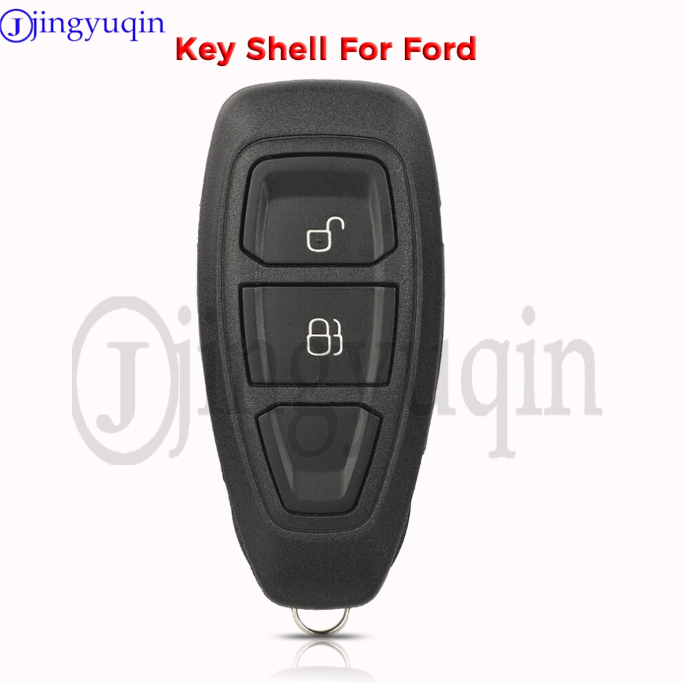 2 Buttons Car Key Shell With Uncut Blade For Ford Focus C-Max Mondeo Kuga Fiesta Titanium Remote Case Cover 6935161676570