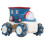 Train télécommandé à 9 canaux, 500 mAh, 13,5  11,5 cm multicolore 1