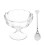 3Ensembles Bols Moderne En Transparent Pour Dessert Glace 3