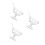 3Ensembles Bols Moderne En Transparent Pour Dessert Glace 4