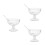 3Ensembles Bols Moderne En Transparent Pour Dessert Glace 6